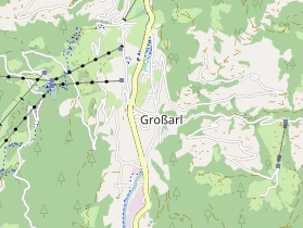 Mountainbike Region auf Karte