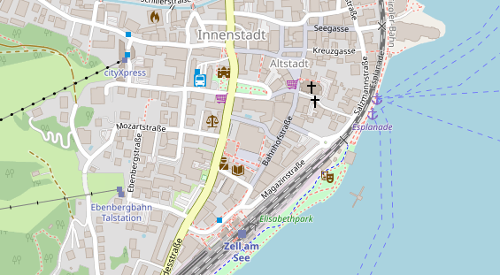 Mountainbike Region auf Karte