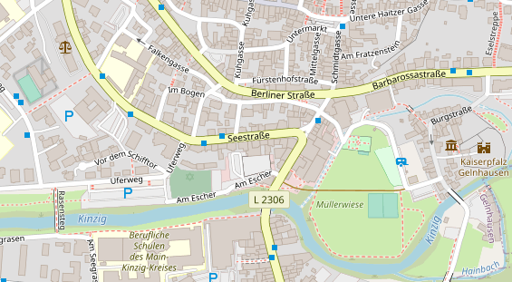 Mountainbike Region auf Karte