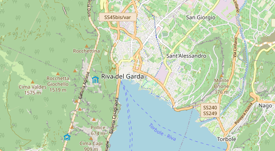 Mountainbike Region auf Karte