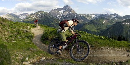 Mountainbikestrecken - Biketransport: öffentliche Verkehrsmittel - PLZ 6992 (Österreich) - Kleinwalsertal Tourismus eGen | Fotograf: @Markus Greber - Kleinwalsertal
