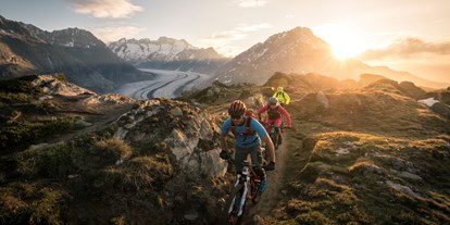 Mountainbikestrecken - Biketransport: Bergbahnen - Stoneman Glaciara - das Fünf-Sterne-Mountainbike-Erlebnis in der Schweiz.
127 km  - 4700 Höhenmeter
Foto: (c)aletscharena.ch / Pascal Gertschen - Aletsch Arena