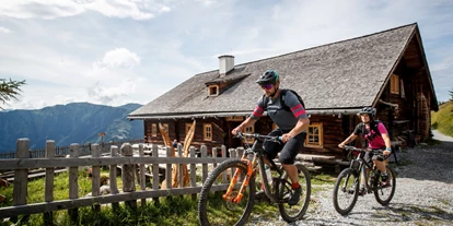 Mountainbikestrecken - Großarl - Mountainbiker auf der Bichlalm im Großarltal; Copyright: Erwin Haiden - Großarltal