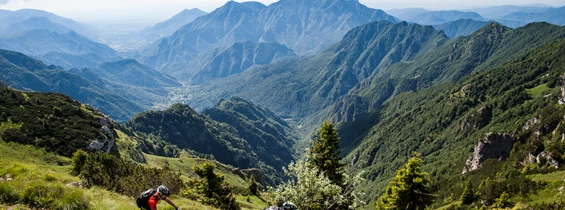 Mountainbike Region: Die Rad- und Mountainbike Touren der Alpe Cimbra liegen auf einer Höhe zwischen 1000 und 1850 Metern über dem Meeresspiegel.
Für jeden Geschmack und jeden Biker ist wirklich etwas dabei: Mountainbiken, Downhill, E-Bike, Rennrad, Fat Bike oder Routen für Familien mit kleinen Kindern.
Um Ihren Bike Urlaub unvergesslich zu machen, empfehlen wir Ihnen, sich auf unsere Bike Hotels und Bike Points zu verlassen.
- Alpe Cimbra - Folgaria, Lavarone und Lusérn