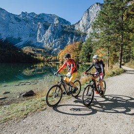 Mountainbike Region: Fahrt entlang der Seen beim Salzkammergut BergeSeen eTrail - Salzkammergut