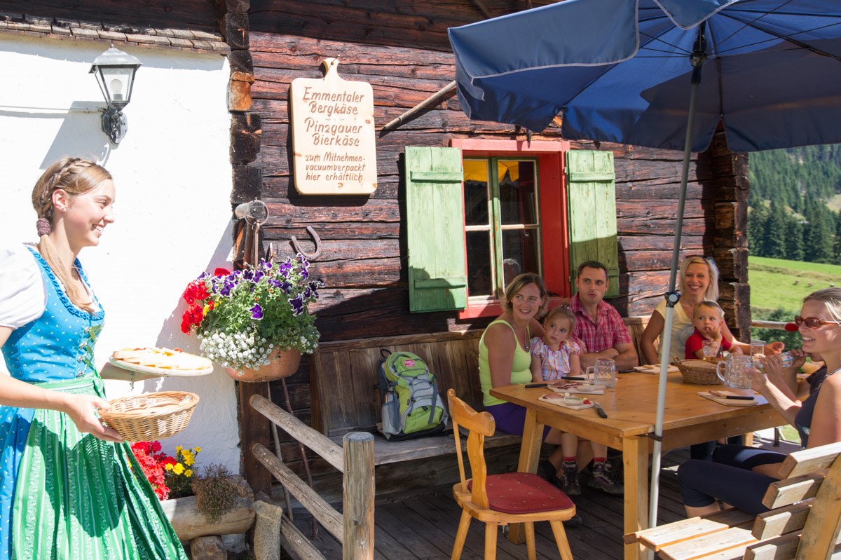 Wildkogel-Arena Neukirchen & Bramberg Touren Übersicht 4D - Baumgartenalm
