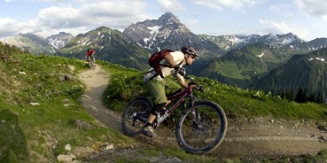 Mountainbikestrecken - Biketransport: öffentliche Verkehrsmittel - Hirschegg (Mittelberg) - Kleinwalsertal Tourismus eGen | Fotograf: @Markus Greber - Kleinwalsertal